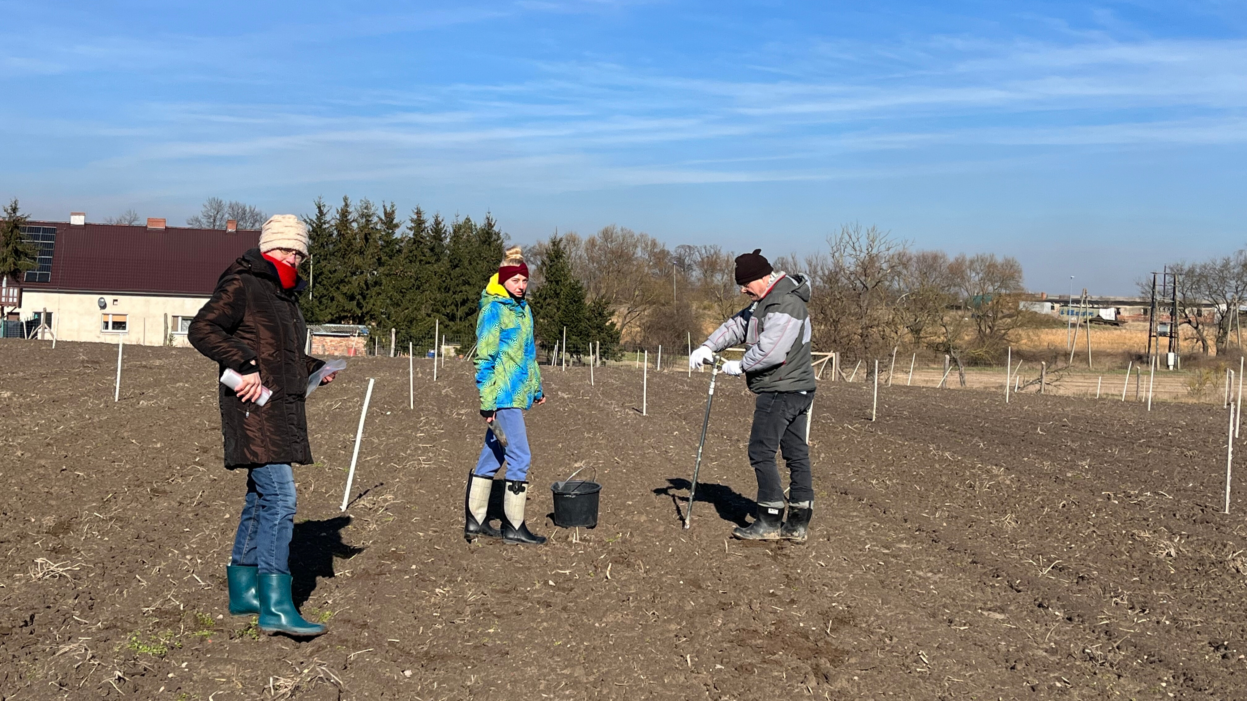 Pobranie prób glebowych